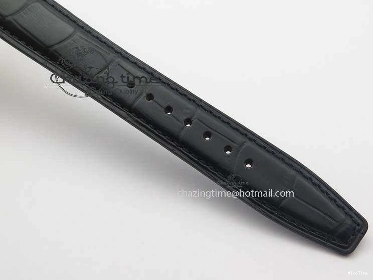 MIROTIME 0325 Classic Portuguese IW371482 ZF 1:1 Best Edition RG Gray Dial Gold Markers On Black Leather Strap A 7265